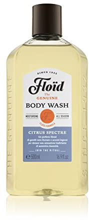 Floid Citrus Spectre Body Wash (500 ml), gel de ducha que limpia, hidrata y purifica la piel sin resecarla, gel de baño nutritivo de agradable aroma
