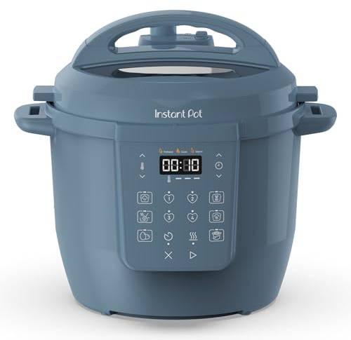 Instant Pot Multicuiseur, 5,7 L, cuiseur intelligent 7 en 1 - autocuiseur, mijoteuse, cuiseur à riz, sauteuse, yaourtière, cuiseur vapeur et réchauffeur d'aliments, Bleu Rêverie