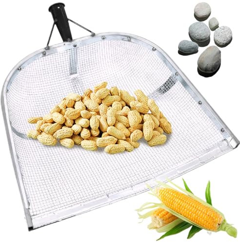 Sol tamister Tamis de Jardin Portable Fuite de Jardin Pelle à Tamis de Sol de Sol en Acier Inoxydable Sable Tamis Tamis Tamis de Compost agricole