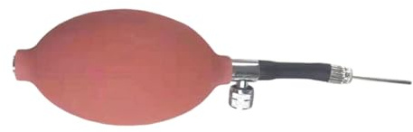 Qianly Bomba de Mano para Balón de Gimnasia Artística Inflador Pequeño Multifuncional con Material Doble Aguja Portátil Y Resistente Adecuada para, Rosa