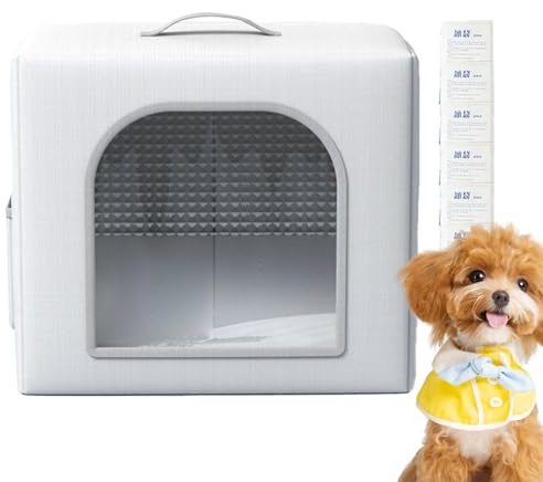 Casa Para Perros - Refugio Refrescante | Refugio De Refrigeración Para Gatos, Habitación Aislada Con 8 Bolsas De Hielo, Habitación Para Perros Interior Y Exterior Para Granja, Jardín, Balcón, Patio, P
