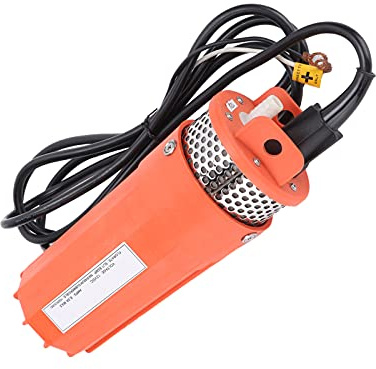 Dioche Bomba de Pozo Profundo Bomba Sumergible de Energía Solar Pequeña Elevación Alta Flujo Grande para Jardín Al Aire Libre de Agua DC 12V