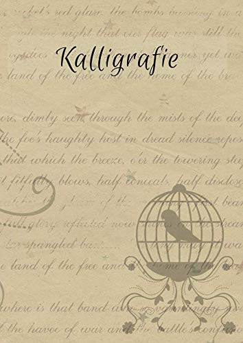 Kalligrafie: Übungsheft | 100 Seiten | DIN A4