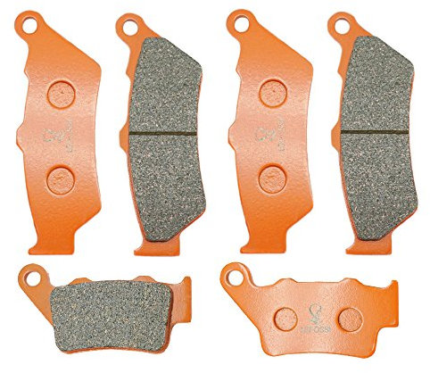 LE LEFOSSI moto Fibre de Carbone Plaquettes de Frein Avant et Arrière Pour Compatible avec BMW F 700 GS 13-17 F 800 GS ADVENTURE 12-17 FA209F FA209F FA213R