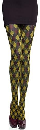Merry Style Collant Opachi Donna MS 317 60 DEN (Canarinio, S)