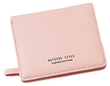 Diyafas Portafoglio Donna Borsetta Portamonete Sottile Pochette Piccolo Portafogli in Pelle Sintetica (Rosa)