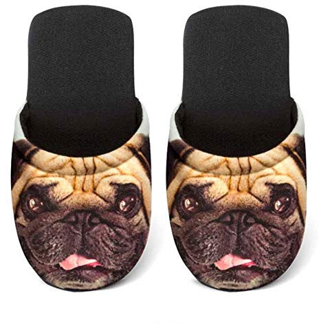 Betz Tofflor, pantoletter, toffel, du, och honom, jersey, storlek M/L, mops, Medium