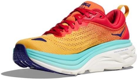 Hoka Bondi 8 Mann Rot Orange