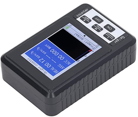 Compteur Geiger, Détecteur de Rayonnement Nucléaire, Alarme Automatique ABS Portable 2,8 Pouces pour l'inspection des Matériaux