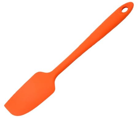 Spatole in Silicone,Resistente Al Calore Antiaderentespatole Silicone Cucina Utensile da Cucina per Miscelazione Raschiare per Cucinare,Lavabile in Lavastoviglie e Facile da Pulire(Arancione)