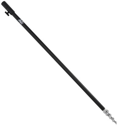 Rutenhalter Bankstick Rutenauflage Erdsperr Aluminium Drill 75-120cm 12mm