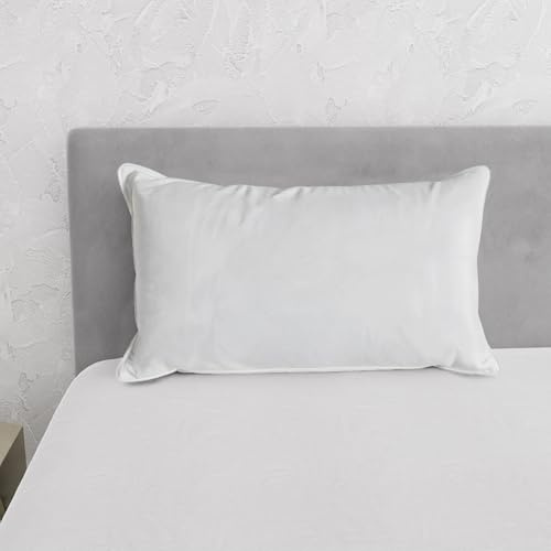 Italian Bed Linen Cuscino cervicale Plume100,Made in Italy, Guanciale letto, Cuscino cervicale per Dormire, 50x80cm, ergonomico