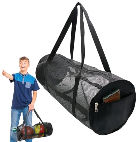 Naqqios Sacca Immersione Subacquea - Borsa Da Immersione In Rete | Da Viaggio Extra Large a Rete Pieghevole Grande Capacità per Attrezzature Da Immersione, Calcio, Scarpe Sportive, Costumi Da Bagno