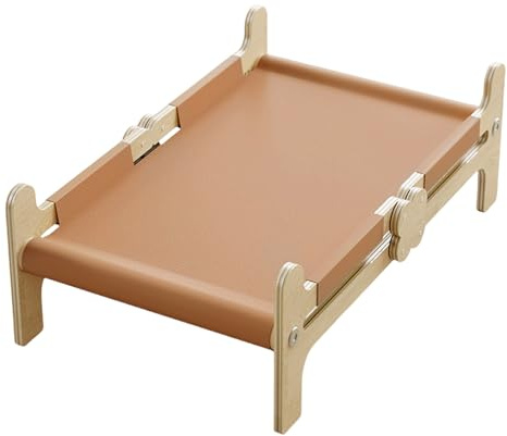 Cuccia rialzata per cani – Lettino per cani rialzato, lettino refrigerante per esterni, robusta piattaforma a rete con gambe in metallo, design di ventilazione, posto letto per cani e gatti, pavimento