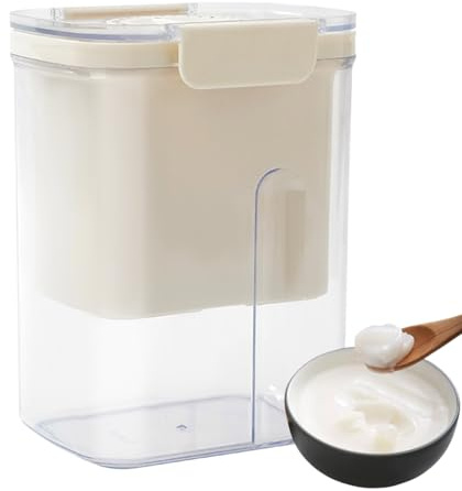 Old Yogurt Maker Greco Con Filtro - Filtro Separatore Per Latticini Fatti In Casa | Strumenti Da Cucina Multifunzionale Per Preparare Yogurt, Miele, Succo, Latte Di Soia, Cottura Sana, Facile Accessor