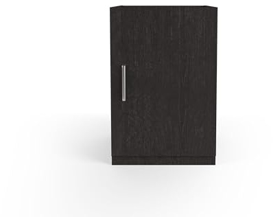 Wasophoogte Armoire pour machine à laver - Module N3 - Réhausseur de machine à laver - Conversion pour machine à laver - 700(D)*600(B)*910(H) mm - Noir - Design élégant, peu encombrant et ergonomique