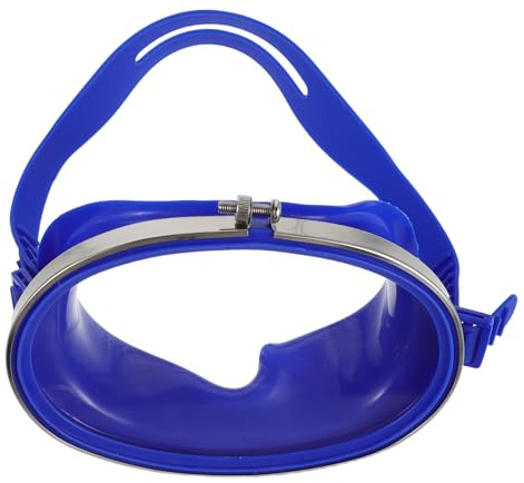 BIUDECO Maschera da Sub Antiappannamento Lente Singola in Vetro Temperato, Maschera da Snorkeling Protezione UV e Silicone Morbido, Occhialini da Nuoto Regolabili per Adulti e Adolescenti