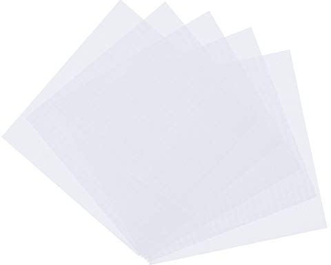 5 Stück Wiederverwendbare Silikon Dehydrator Blätter 40X40Cm - Antihaft Netzmatten Für Obsttrockner, Dampfgarer Und Backwaren