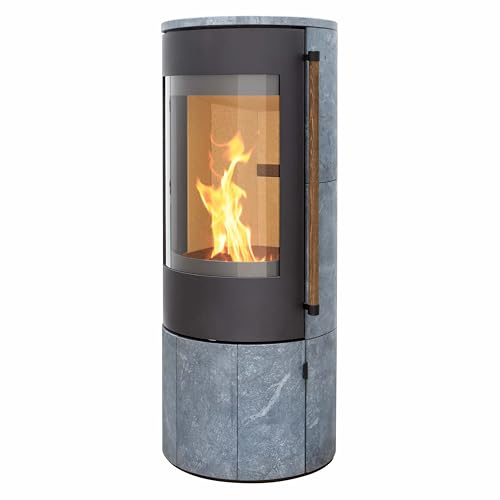 H&M Germany Kaminofen EVO 3.0 Gussgrau/Speckstein