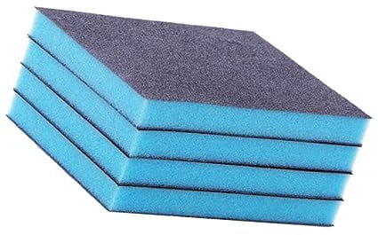 Gatuida 4pcs Emery Sponge Nano Carborundum Cleaning Pads Pot Wiping Descaling Sponges for Kitchen Dishwashing and Stubborn Stain Removal