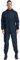 Jugaoge Unisex Coverall für Damen und Herren Outdoor Einteiler Antistatischer staubdichter Overall Jumpsuit Arbeitsoveralls für Werkstattarbeiter, Sprühfarbe L-4XL Navy blau XL