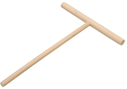 BEBEMOKO Spatula Alternative Wooden Crepe Pancake Tool Easy Dough Spreader Thin Baking