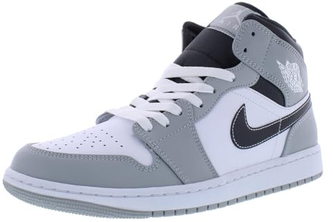 AIR JORDAN 1 Mid Light Smoke Grey Anthracite 554724-078 43