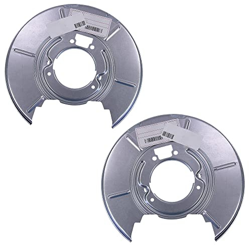 ATEC Germany 2x Placa de anclaje trasera izquierda y derecha protección contra salpicaduras para disco de freno Compatible con BMW Serie 3 (E36) (E46) Z4 Roadster (E85)