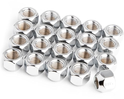 20 SILBER Radmuttern Mutter für STAHLFELGEN FO M12x1,5 SW19