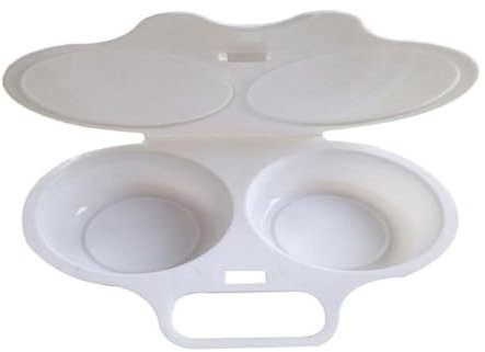 HUAJINGKEJI Cuiseur à micro-ondes pratique pour faire frire rapidement les œufs, les œufs au micro-ondes, les boîtes de cuisson au four, les œufs à la vapeur pour la cuisine