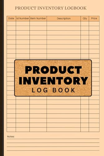Product Inventory Log Book: Product Inventory Tracker with Sections for Item Details, Stock Levels, Pricing, and More | 6x9 Inches, 110 Pages | Ideal ... Businesses, Retail Stores, and Online Sellers
