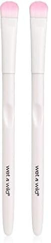 Wet n Wild - Makeup Brush - Pincel de Maquillaje Pequeño de Cerdas Cortas y Redondeadas para Aplicar Sombra de Ojos - Brochas de Maquillaje Profesional para Ojos - Small Eyeshadow Brush (Paquete de 2)