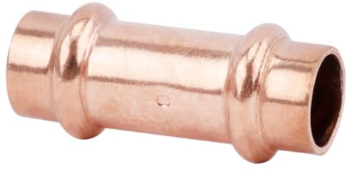 BOUTTÉ – Manchon égal à sertir pour tube cuivre, raccord plomberie et chauffage, montage rapide et étanchéité fiable (Ø14)