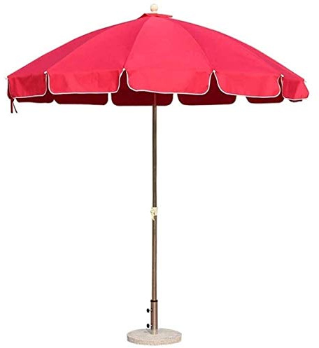 LSLYTQ Outdoor Garden Parasols Outdoor Patio Umbrella With Fringe, Garden Parasol For Balcony, Patio, Fishing, Backyard，Stainless Steel Rod Waterproof Uv Protection good