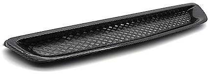 Disipación Calor Rejilla Ventilacion Cubierta De Rejilla ABS, Parrilla De Parachoques Delantero De Coche De Malla Para Civic Para EK Para CX Para DX 1996 1997(Arbon)