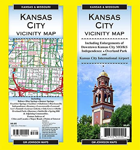 Kansas City & Vicinity, Kansas Missouri Regional Map