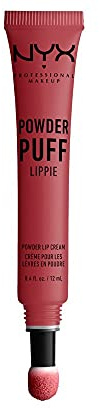 NYX Professional Makeup Lippencreme - Powder Puff Lippie Lip Cream, leichte Creme für die Lippen, pudrig-weicher Look, 12 ml, Squad Goals 04