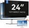 IPROKKO [2 Pack 24 Inch Computer Privacy Screen Filter, Removable Anti Glare Blue Light Scratch Protector Film for 24inch Computer 16:9 Widescreen Monitor, Anti Spy Security Protector Shield