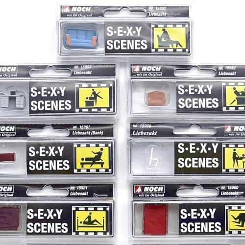 Iberplace Pack de 7 Sets de Figuras en Miniatura – Modelos Pintados a Mano Escala H0 (1:87) para Modelismo ferroviario, Dioramas y Proyectos DIY modelismo maquetas Deco Trenes electricos