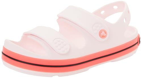 Crocs Crocband Cruiser Neon Band Sandal K, Bubble Ice Pink Blast, 35 EU