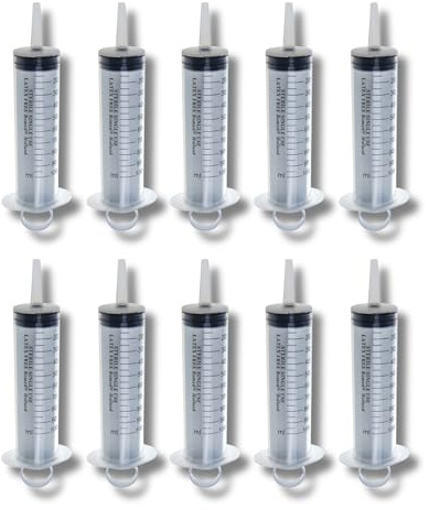 Romed Blasenspritze 100 ml, Spar-Pack: 10 Stück, 3-teilig, steril verpackte Einmalspritze