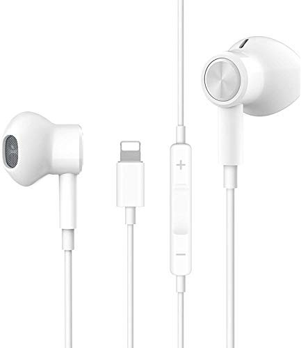 Biseoamz Magnetic HiFi Stereo Wired In-Ear Headphones for iPhone with Mic - Wired Earphones Compatible with iPhone 11,12, 13, 14, X, XS Max, XR