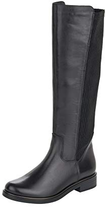 Remonte Damen D8371 Kniehohe Stiefel, Schwarz Schwarz Schwarz 01, 42 EU