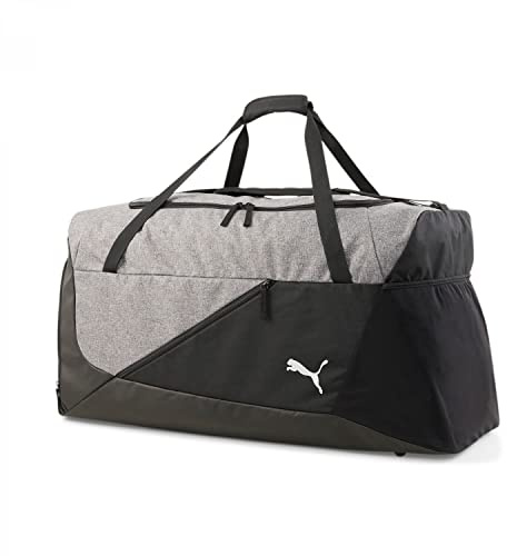 PUMA Finale di Squadra S, Borsa Sportiva Unisex-Adulto, Nero-Medio Grigio Erica, Taglia Unica