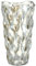 CEMABT 3,4 lbs Blumenvase aus verdicktem Glas, exquisiter, luxuriöser, mundgeblasener Stil, dekorativ für Blumenarrangements, Hochzeiten, Heimdekoration oder Büro (Twill-Transparent)