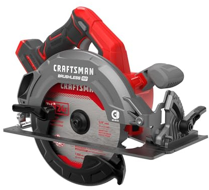 CRAFTSMAN V20 RP Cordless Circular Saw, 7-1/4 inch, Bare Tool Only (CMCS551B)