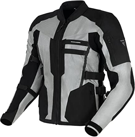 REBELHORN Scandal II Chaqueta de Moto Hombre | Textil | Protectores de Codos y Hombros | Grandes Paneles de Malla | Costuras dobles y triples | Elementos reflectantes