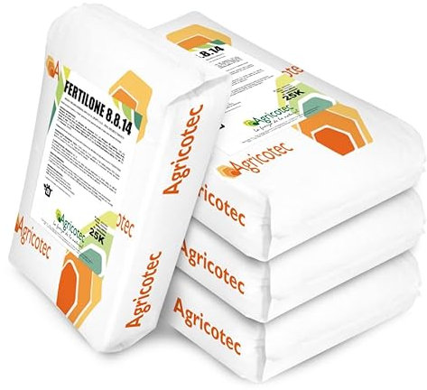 Peyca Fertilone 8-8-14 en pellets saco 25kg - Agricotec. Abono órgano-mineral NPK 8-8-14. Rico en materia orgánica. Aporta nutrientes.