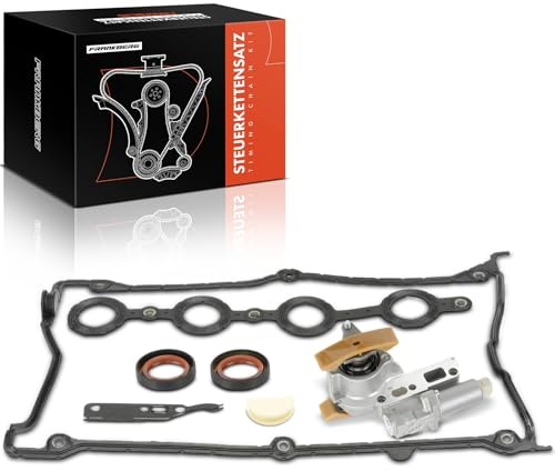 Frankberg Juego de cadenas de distribución Regulador del árbol de levas Juego de juntas Compatible con Golf IV 1J1 Polo 9A 9N P.a.s.s.a.t Variante 3B6 Golf IV Variante 1J5 TT 8N3 Replace# 058109088K