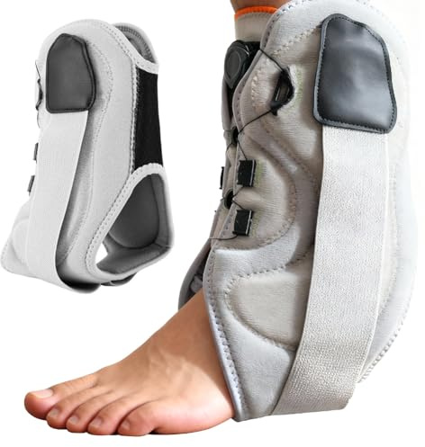 FARYODI Fjäderledbandage ankelbandage justerbar, ankelstöd med knopp, snabbsladd ankelbandage för män kvinnor sport, stuvad fotled, skadeframställning